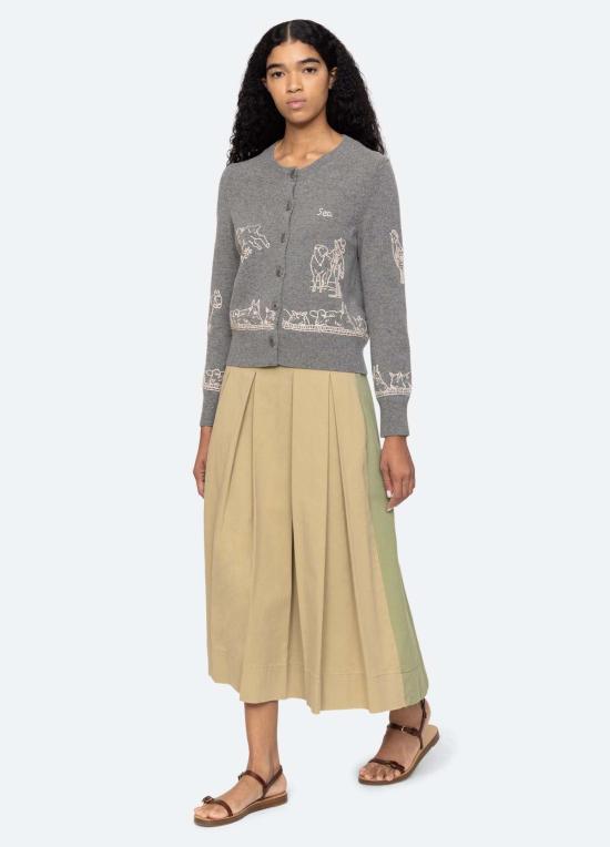  씨뉴욕 가디건 씨니에딘 카디건 그레이 - SEA NY