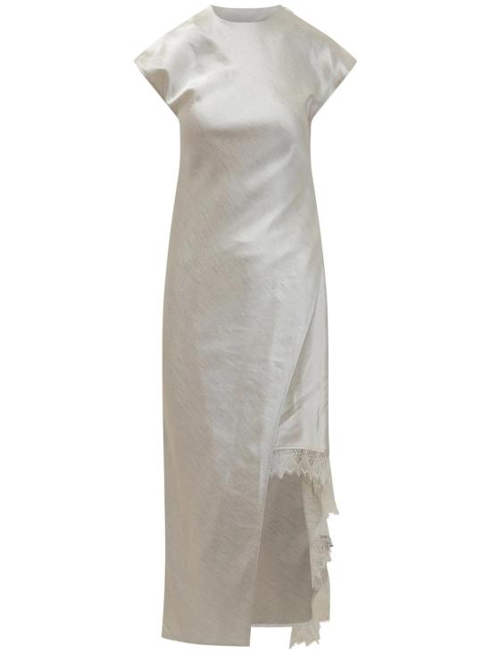 25SS JW앤더슨 롱 원피스 DR0470PG1693 002 OFF WHITE