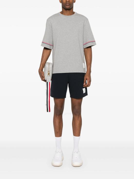 25SS 톰브라운 탑 MJS282AJ0199 055 LT GREY - THOM BROWNE