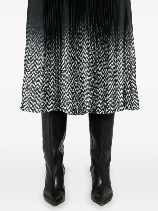  에르노 미디 스커트 GN000040D12675 black - HERNO