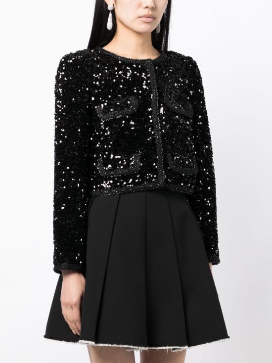  셀프 포트레이트 자켓 AW23179JBSEQUIN - SELF PORTRAIT