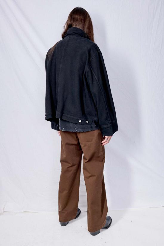  어셈블리 뉴욕 데님 자켓 어셈블리 데님 파이어맨 박스 재킷 블랙 - ASSEMBLY NEW YORK