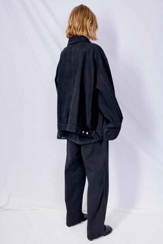  어셈블리 뉴욕 데님 자켓 어셈블리 데님 파이어맨 박스 재킷 블랙 - ASSEMBLY NEW YORK