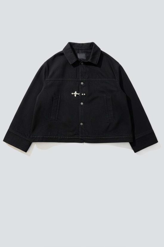  어셈블리 뉴욕 데님 자켓 어셈블리 데님 파이어맨 박스 재킷 블랙 - ASSEMBLY NEW YORK