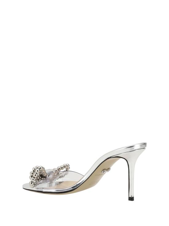 25SS 마흐앤마흐 뮬/슬리퍼 R25S093585X02B32 TRASPSILVE SILVER - MACH&MACH