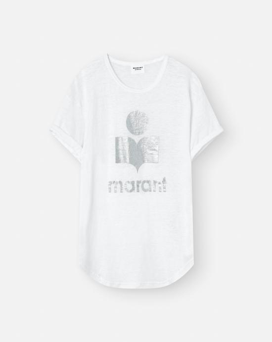 25SS 이자벨마랑 반팔 티셔츠 TS0004FAA1N10E20WH DOM