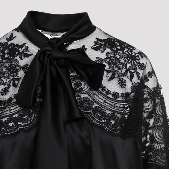 24FW 에르마노 설비노 블라우스 D452K751OEL 95708 BLACK - ERMANNO SCERVINO