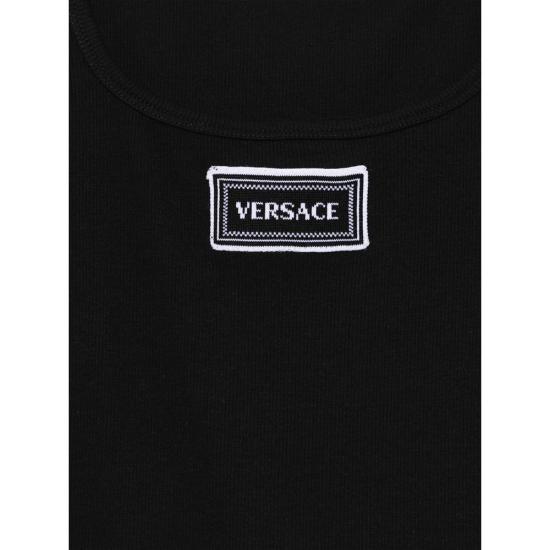 25SS 베르사체 라운지 웨어 1A12908 1018095 1B000 BLACK - VERSACE