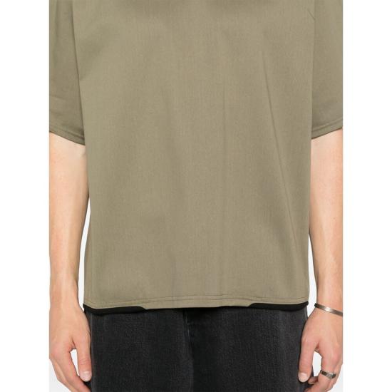 25SS 사카이 반팔 티셔츠 25 03679M 550 GREEN - SACAI