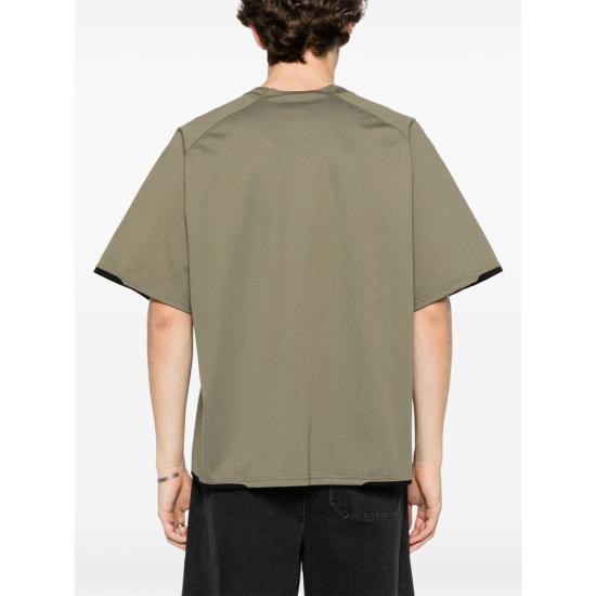 25SS 사카이 반팔 티셔츠 25 03679M 550 GREEN - SACAI