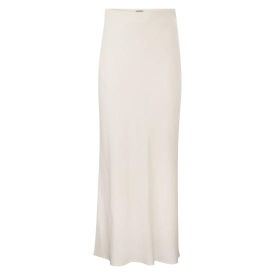  브루넬로 쿠치넬리 롱 스커트 MH126G3396 NATURAL