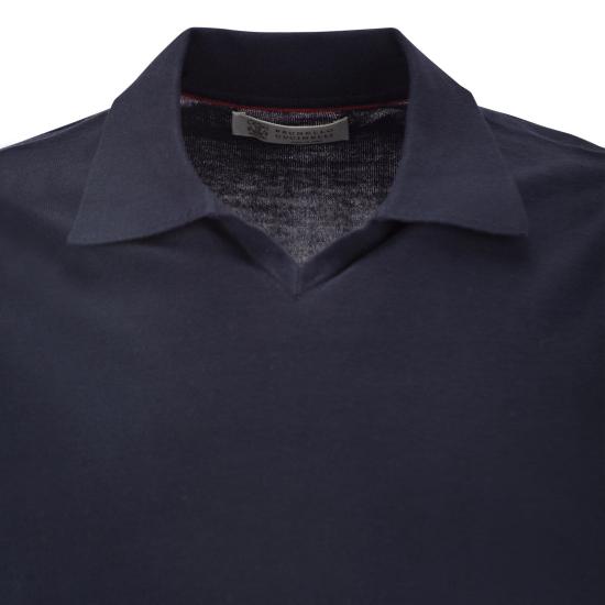  브루넬로 쿠치넬리 폴로 티셔츠 M29800145 NAVY - BRUNELLO CUCINELLI