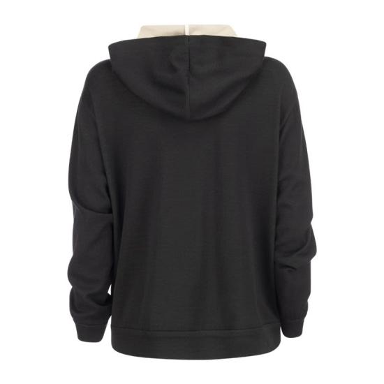  브루넬로 쿠치넬리 모닐리 지퍼루프 집업 MD828SB806 BLACK - BRUNELLO CUCINELLI