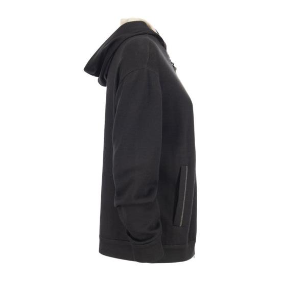  브루넬로 쿠치넬리 모닐리 지퍼루프 집업 MD828SB806 BLACK - BRUNELLO CUCINELLI