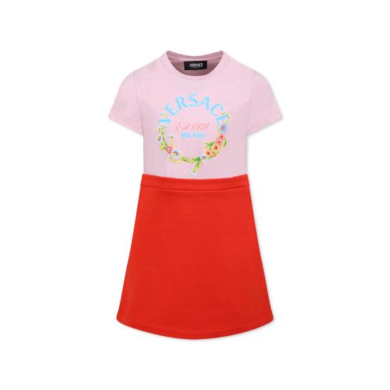 25SS [키즈] 베르사체 원피스 1018144 1A13133 6PB00 MULTICOLOR