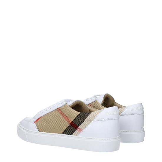 26SS 버버리 하우스 체크 레더 스니커즈 8056712 - BURBERRY