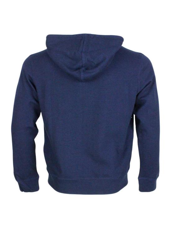 26SS 발바 후드 티셔츠 UCCIO41201 Blue - BARBA