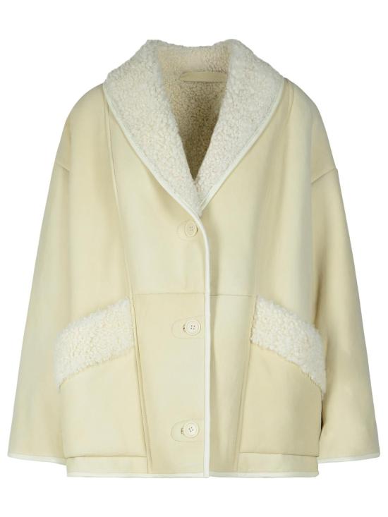 24FW 살바토레 산토로 가죽 자켓 47025 DIVORY Ivory