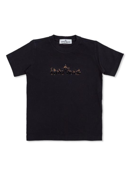 24FW [키즈] 스톤 아일랜드 티셔츠 811621056 V0029 BLACK