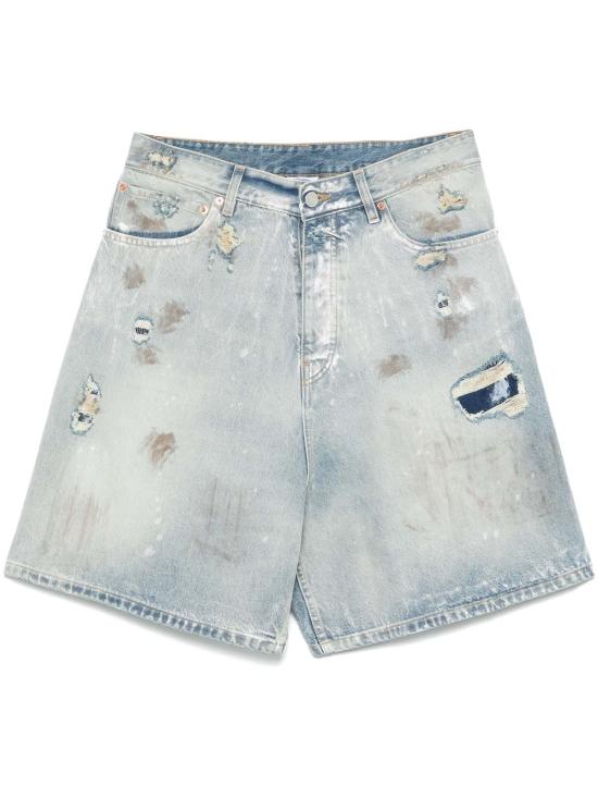  베트멍 숏팬츠 트래쉬드 쇼츠 라이트 블루