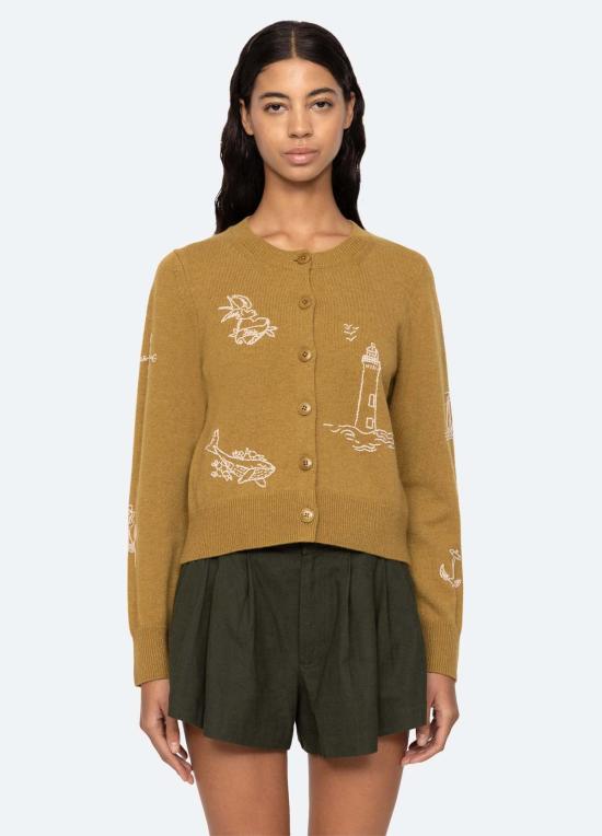  씨뉴욕 가디건 씨 나이 클라이드 카디건 오크르