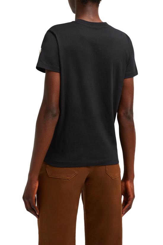 25SS 몽클레어 반팔 티셔츠 K10938C0000889AUO 999 Black - MONCLER