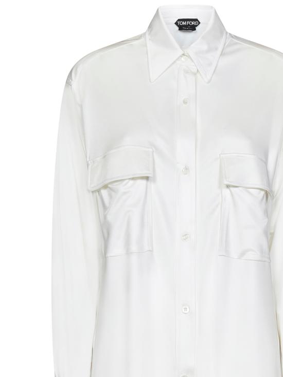 25SS 톰포드 셔츠 CAJ020JEX004 AW003 White - TOMFORD