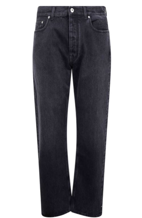 25SS 오프화이트 데님 팬츠 OMYA138C99 DEN0021300 Vintage black - OFF WHITE