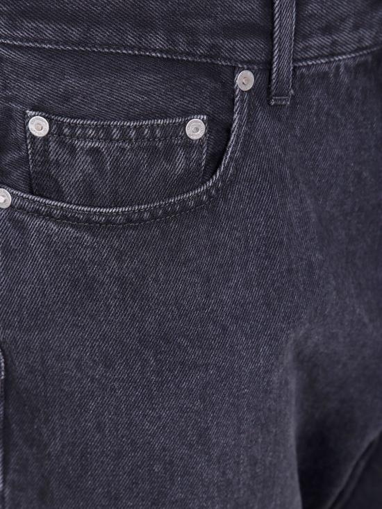 25SS 오프화이트 데님 팬츠 OMYA138C99 DEN0021300 Vintage black - OFF WHITE