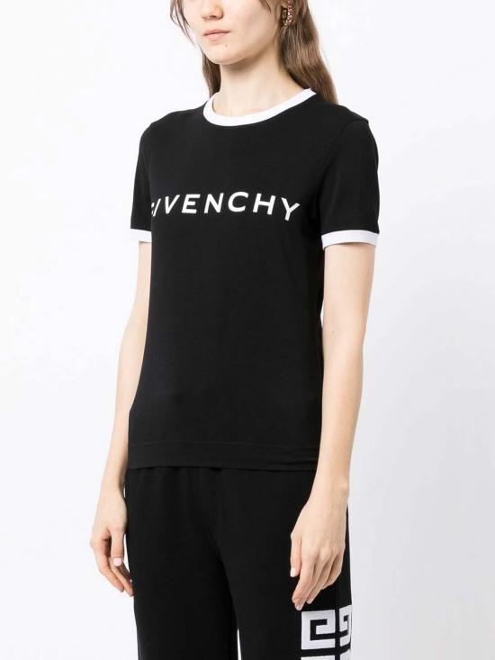 지방시 반팔 티셔츠 BW70BF3YAC004 Black - GIVENCHY