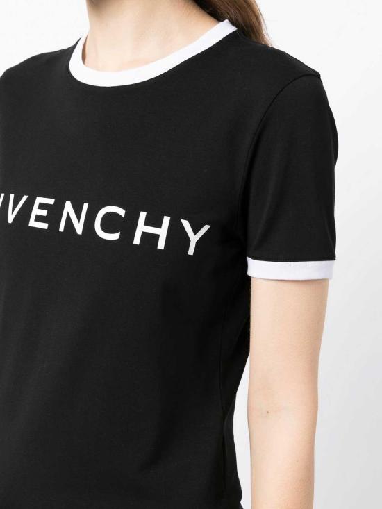  지방시 반팔 티셔츠 BW70BF3YAC004 Black - GIVENCHY