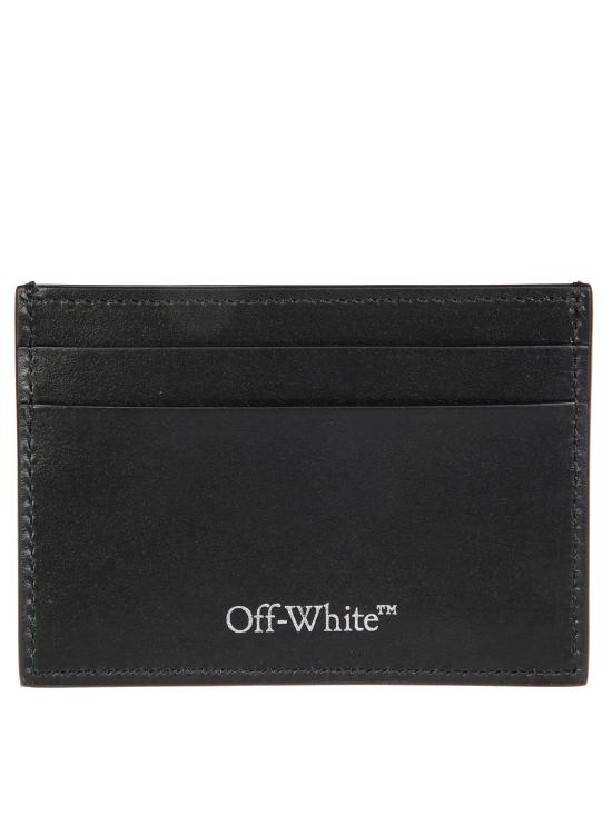 25SS 오프화이트 카드지갑 OMND089C99LEA001 1001 BLACK Nero - OFF WHITE