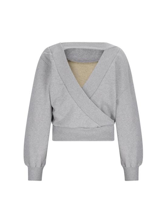 25SS 디 아티코 긴팔 티셔츠 250WCF00020 JJF007AA 876 Grey - THE ATTICO