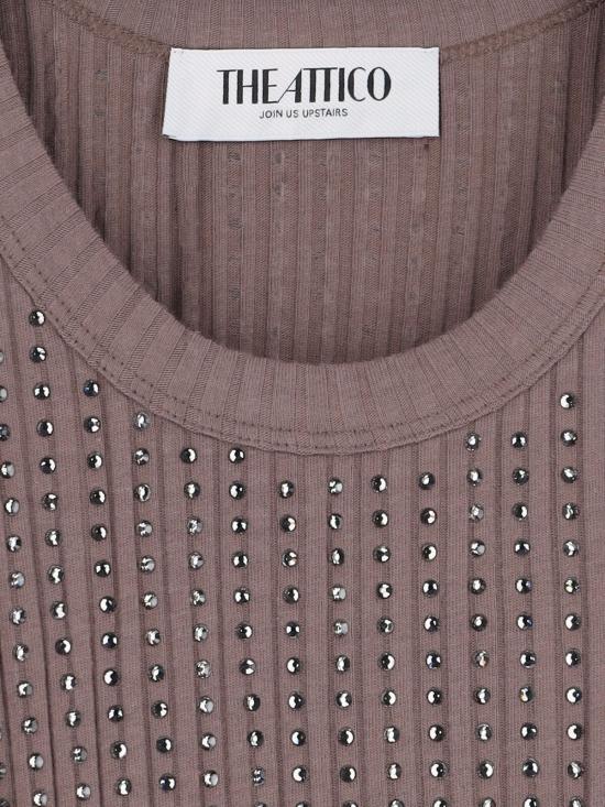 25SS 디 아티코 숏 원피스 250WCW00206 JJJ051TR 875 Brown - THE ATTICO