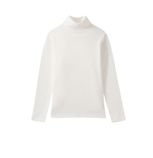 25SS [주니어] 봉쁘앙 터틀넥 니트 PEBTI3103TE 002 White