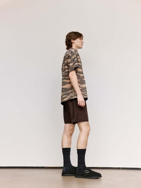  질샌더 반팔 티셔츠 질 샌더 티셔츠 타이거 스트라이프 프린트 - JIL SANDER