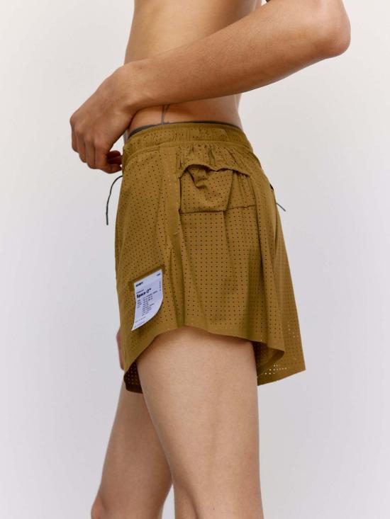  새티스파이 숏팬츠 세티스파이 러닝스페이스 O 2.5 디스턴스 쇼츠 누트리아 - SATISFY