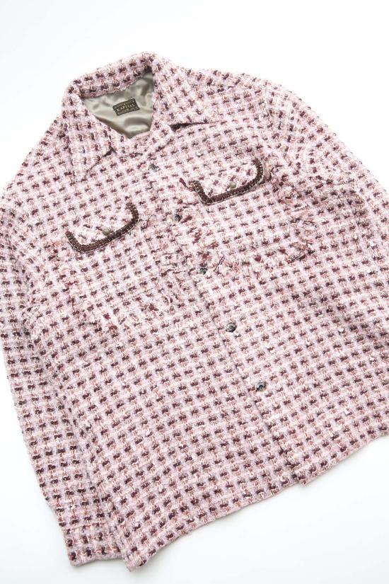  캐피탈 긴팔 셔츠 카피탈 팬시 트위드 보드 - KAPITAL