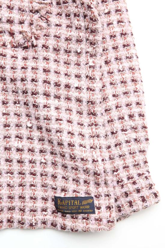  캐피탈 긴팔 셔츠 카피탈 팬시 트위드 보드 - KAPITAL