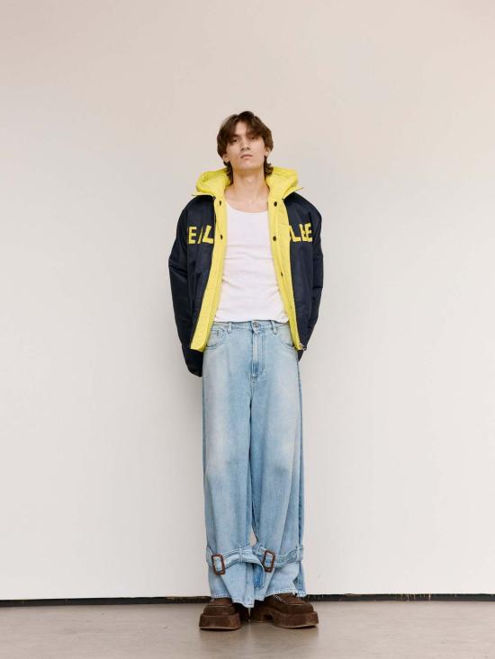  JW앤더슨 데님 팬츠 JW 앤더슨 버클 커프 진 라이트 블루 - JW ANDERSON