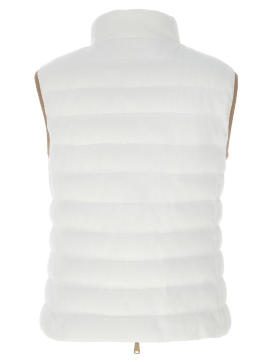 24FW 브루넬로 쿠치넬리 베스트 MG9277778C7220 White - BRUNELLO CUCINELLI