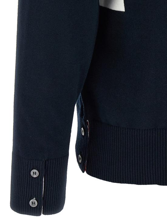 25FW 톰브라운 스웨터 MKA543AY3043415 Blue - THOM BROWNE