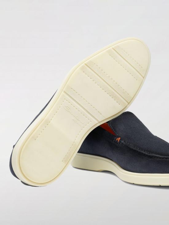 25FW 산토니 로퍼 MGDT17824TICBGEX U60 Blue - SANTONI