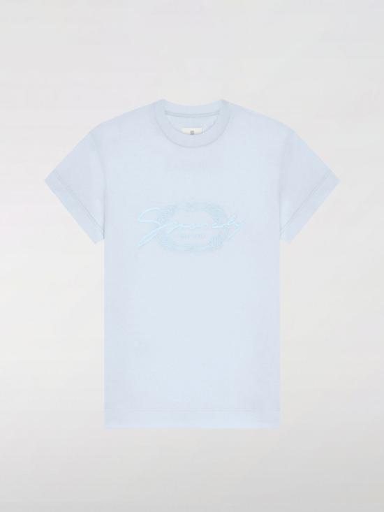 25FW 지방시 반팔 티셔츠 BW70ASGYPV 453 Blue