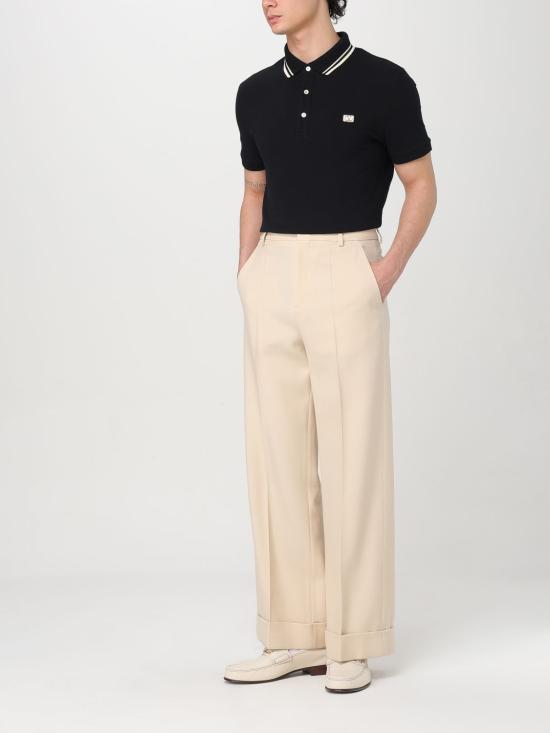 25FW 발렌티노 가라바니 폴로 티셔츠 6V3MH01KAQK 0NO Black - VALENTINO GARAVANI