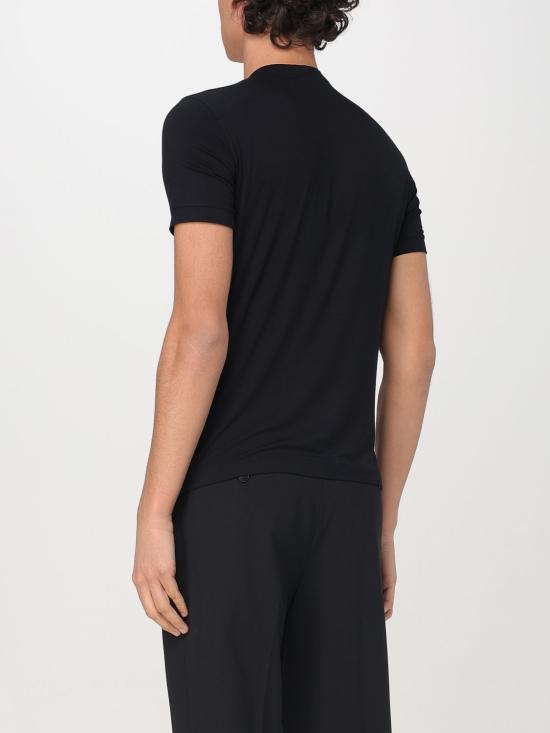 26SS 조르지오 아르마니 반팔 티셔츠 6GST56SJP4Z UC99 Black - GIORGIO ARMANI