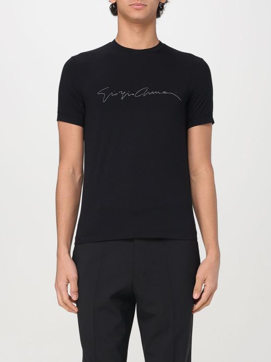 26SS 조르지오 아르마니 반팔 티셔츠 6GST56SJP4Z UC99 Black