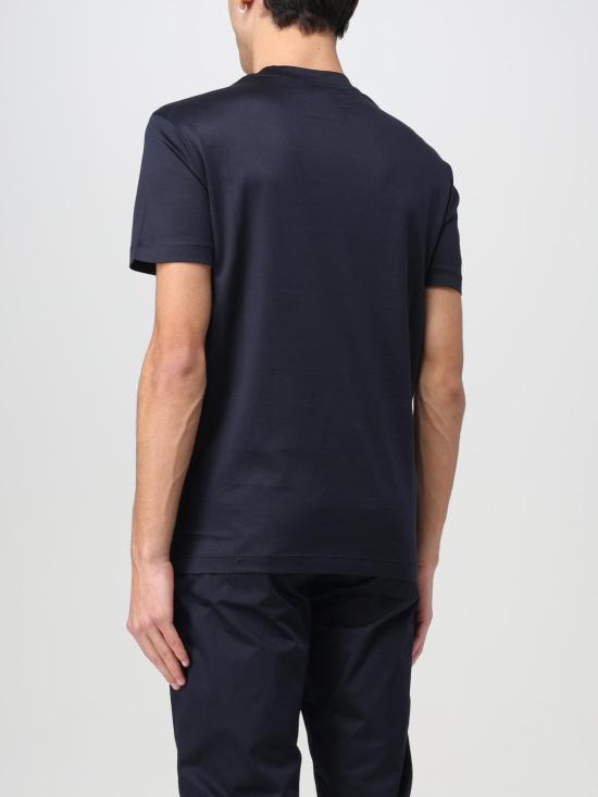 25FW 엠포리오 아르마니 반팔 티셔츠 8N1TE81JUVZ 0920 Blue - EMPORIO ARMANI