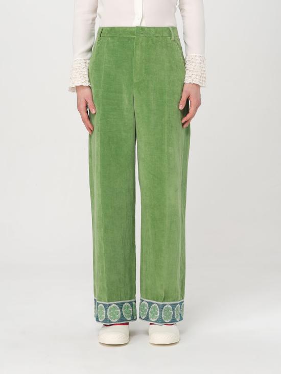 25FW 발렌티노 가라바니 스트레이트 팬츠 6V3RBJ74AM2 LR1 Green