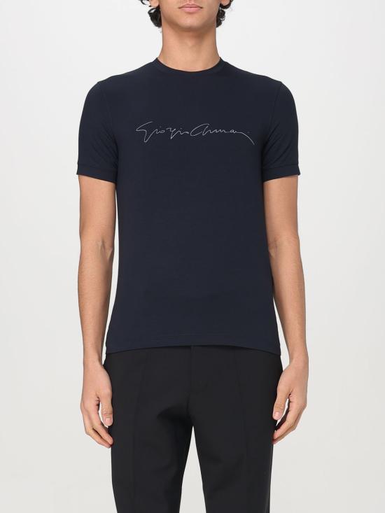 26SS 조르지오 아르마니 반팔 티셔츠 6GST56SJP4Z UBSG Blue
